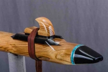 Black Locust Wood Native American Flute, Minor, Low D-3, #O24C (2)